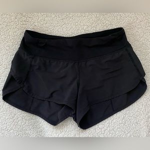 Lululemon Black Speed Short Size 4 GUC